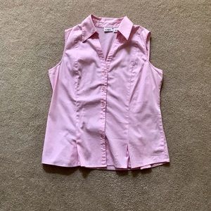 Cato Sleeveless Button Down Blouse